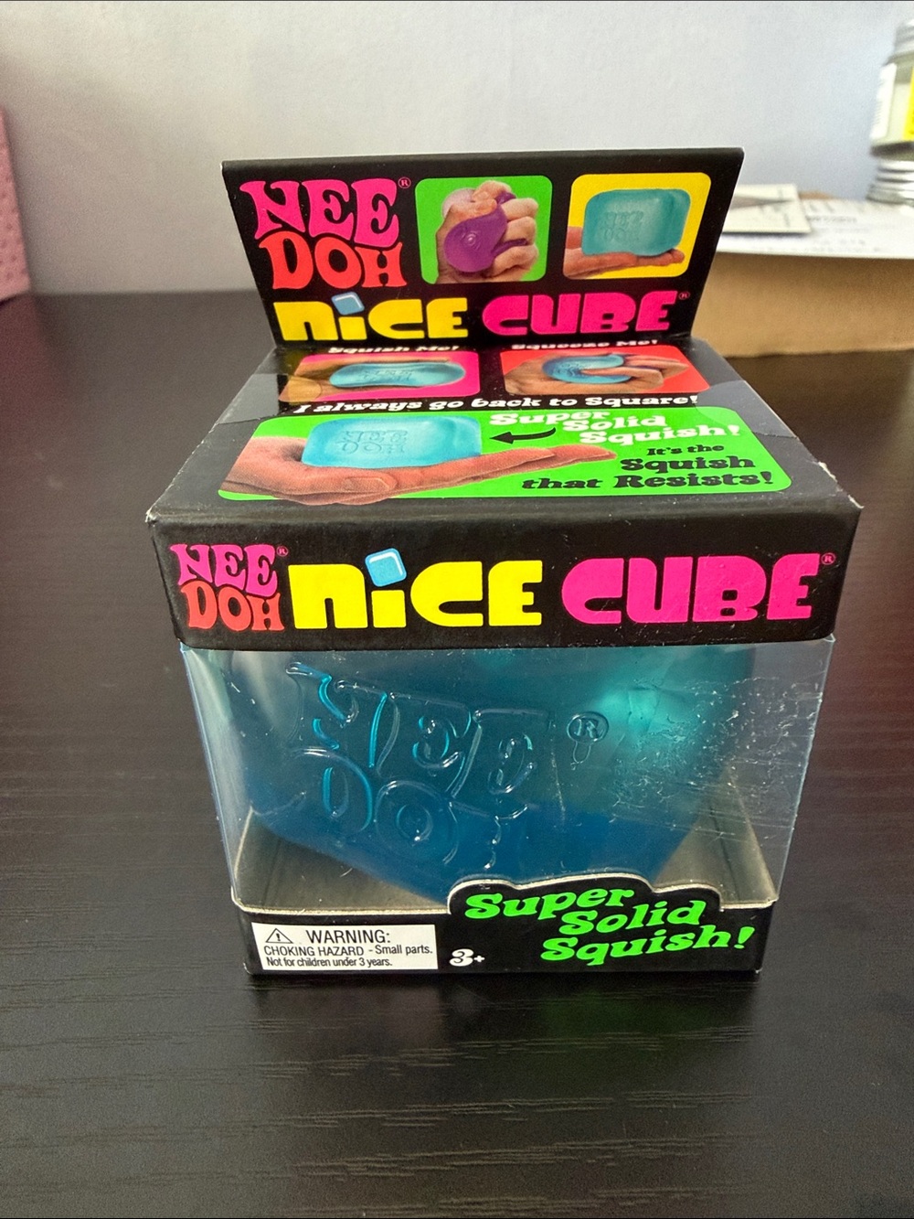 Schylling- NEEDOH nice cube- BLUE (NWT)